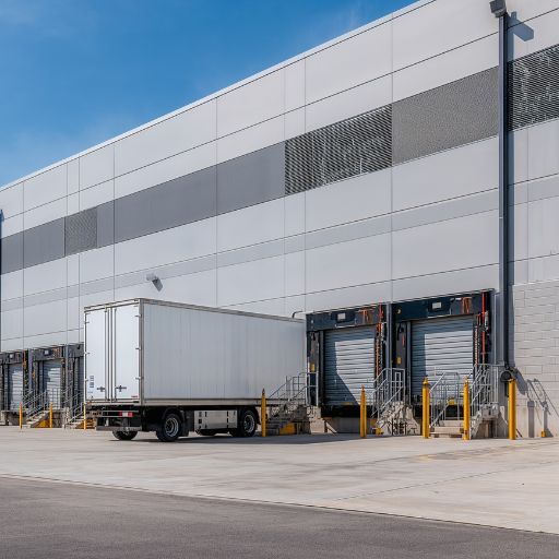 Commercial electric gates for warehouses and distribution centres
